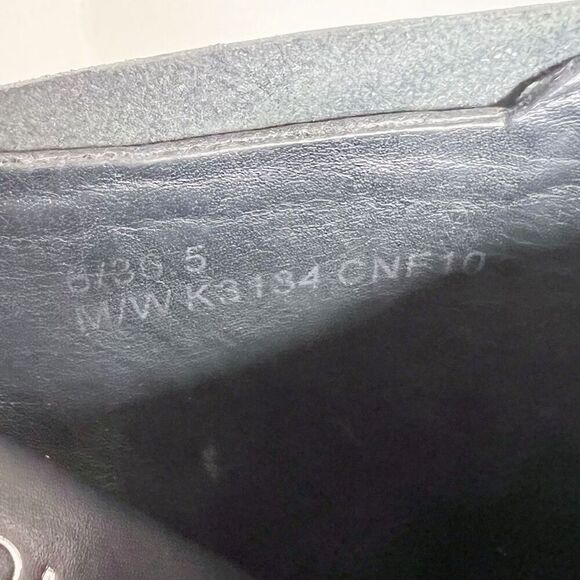 Kork-Ease Courtney Harness Slip On Biker Bootie Mule Black Leather Size 6 - Picture 2 of 8